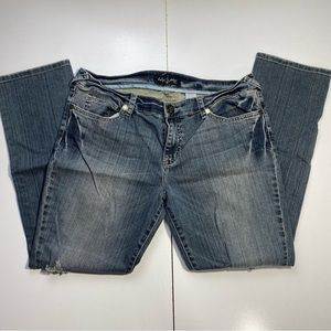 Baby Phat Vintage Y2K Retro Embroidered Pocket &Button Distressed Cotton Jean 13